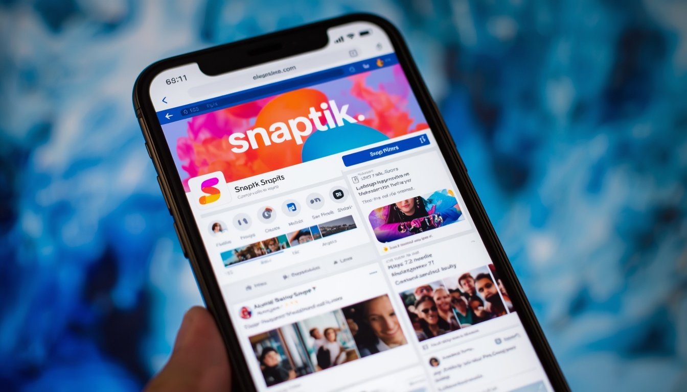 snaptik facebook