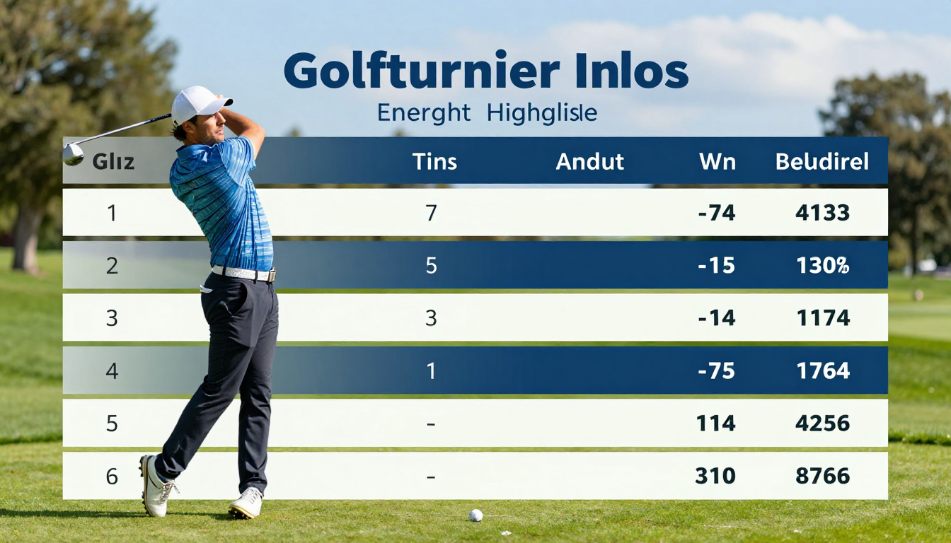 golfturnier heute
